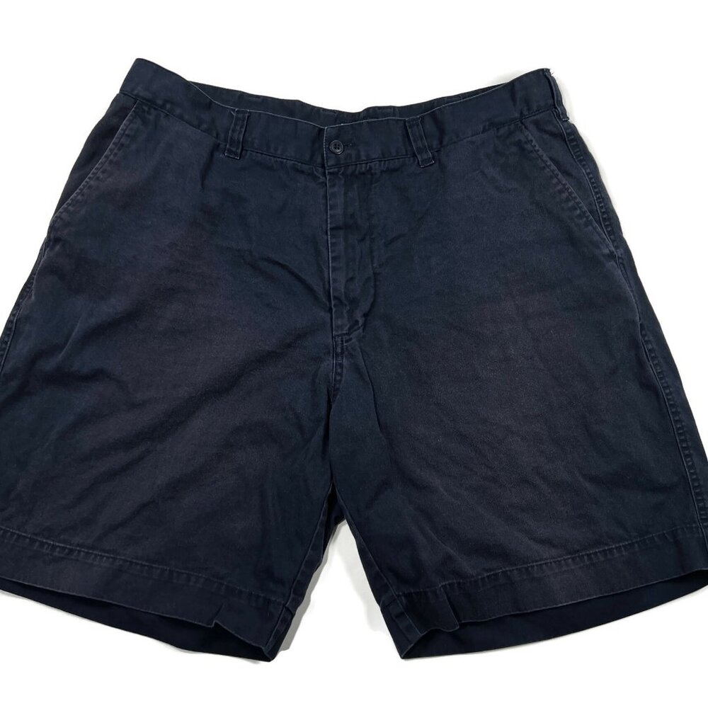 Page & Tuttle‎ Shorts Mens 40 Blue Vintage Wash Chino Cotton Golf